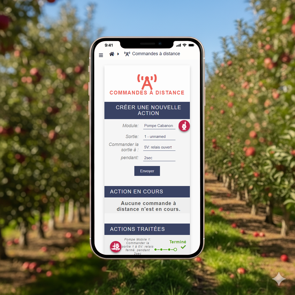 Commandes à distance